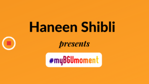 My BGU Moment: Haneen – Israel